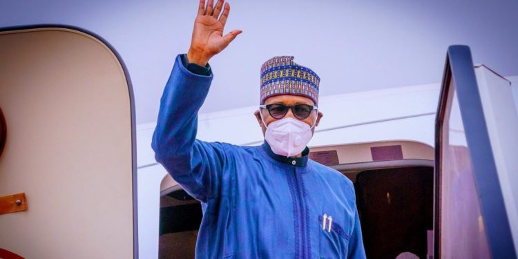 President Buhari arrives London for education summit, bilateral meeting and hospital appointment