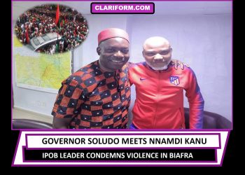 Mazi Nnamdi Kanu decries wanton killings in the South East in a meeting with Governor Soludo