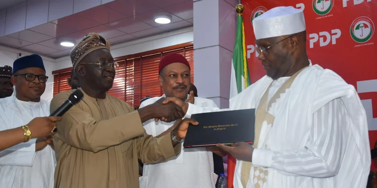 A look at Atiku`s speech while collecting PDP`s Certificate of Return: Is he really the party`s “best foot forward”?