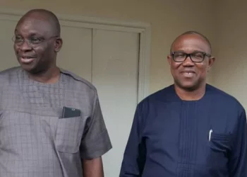 PHOTOS: Fayose parades his photos with Peter Obi, moves to dump PDP, as he insists next president must come from the South