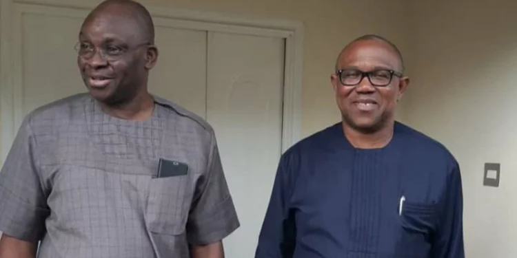 PHOTOS: Fayose parades his photos with Peter Obi, moves to dump PDP, as he insists next president must come from the South