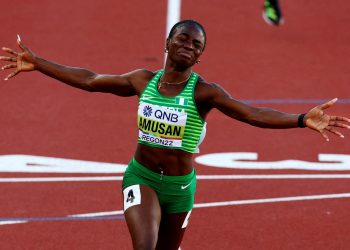 Nigeria`s Tobi Amusan sets world record in the United States