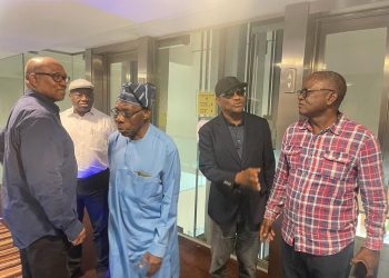 2023 ELECTION: Obasanjo meets with Wike, Peter Obi, and others in London