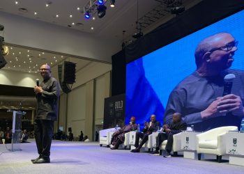 BREAKING: Peter Obi, Atiku Abubakar honours invitation, Bola Tinubu absent at 2022 NBA Conference