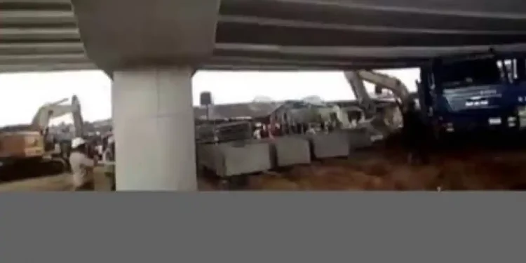 SA to Commissioner responds to viral video of a collapsed flyover