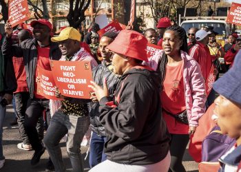 South Africans protest unemployment and inflation