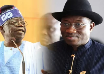 Bola Tinubu goes after Goodluck Jonathan over presidential ambition