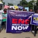 ASUU Strike: protesting students block Lagos Airport Road, Court fix Wednesday to rule on FG VS ASUU