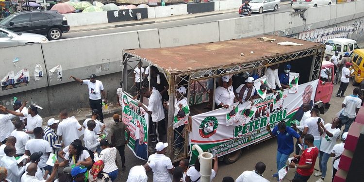2023 ELECTION: Police disrupt 1 million man match for Peter Obi, tear-gas supporters