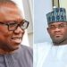 Yahaya Bello dismisses poll that puts Peter Obi in the lead, says online agitation not grassroots mobilisation.