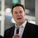 Elon Musk with microphone