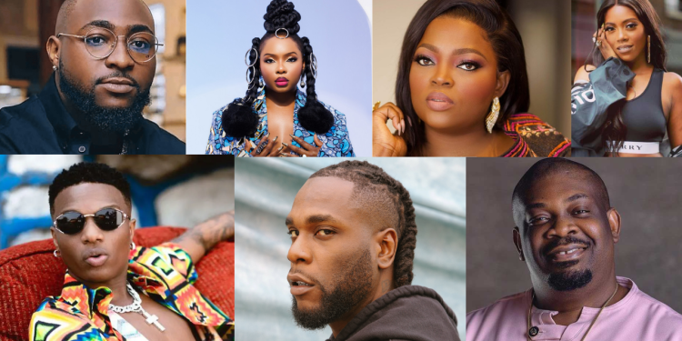 Unveiling How Nigerian Celebrities Rule the Popularity Game, from Likes to Spotlight